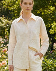 Grace Embroidered Button Down Shirt