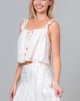 Kimberly Ruffle Lace Top