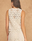 Camila Crochet Scalloped Top
