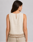 Sophie Scallop Hem Tank