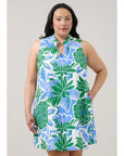 Kalani Sleeveless Shift Mini Dress - Plus Size