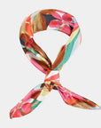 Tropical Bloom Square Satin Scarf