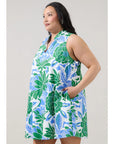 Kalani Sleeveless Shift Mini Dress - Plus Size
