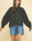 Molly Tucked Detail Blouse