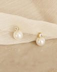 Pearl Cz Studs