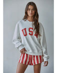USA Crew Neck Sweatshirt
