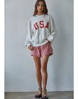USA Crew Neck Sweatshirt
