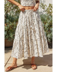 Veronica Tiered Midi Skirt