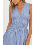 Candice Stripe Midi Dress