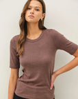 Sophia Soft Short Sleeve Top