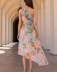 Wren Pleated One Shoulder Dress