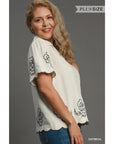 Whitney Embroidered Top - Plus Size