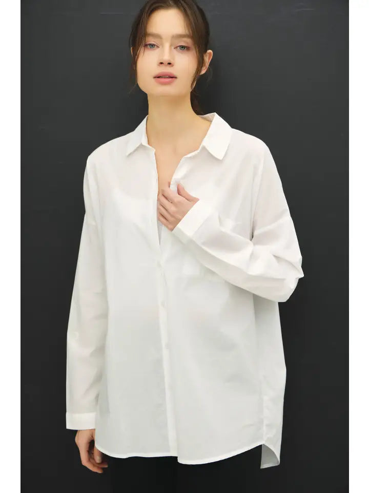Ophelia Oversized Button Down Shirt