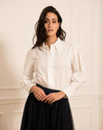Rosalie Shirt with Embroidered Collar