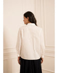 Rosalie Shirt with Embroidered Collar