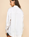 Lynette Solid Satin Blouse
