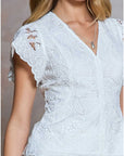 Piper Peplum Lace Blouse