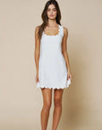 June Scallop Mini Dress
