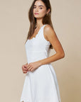 June Scallop Mini Dress