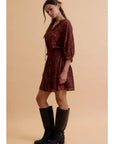Bree Chiffon Mini Dress
