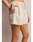 Amara Drawstring Woven Shorts