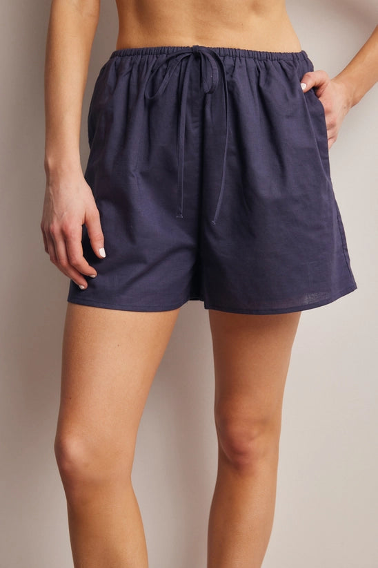 Amara Drawstring Woven Shorts