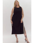 Wren Sleeveless Midi Dress - Plus Size