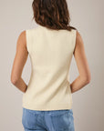 Adelaide Button Down Knit Vest