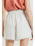 Shelby Paperbag Shorts - White - Final Sale Item