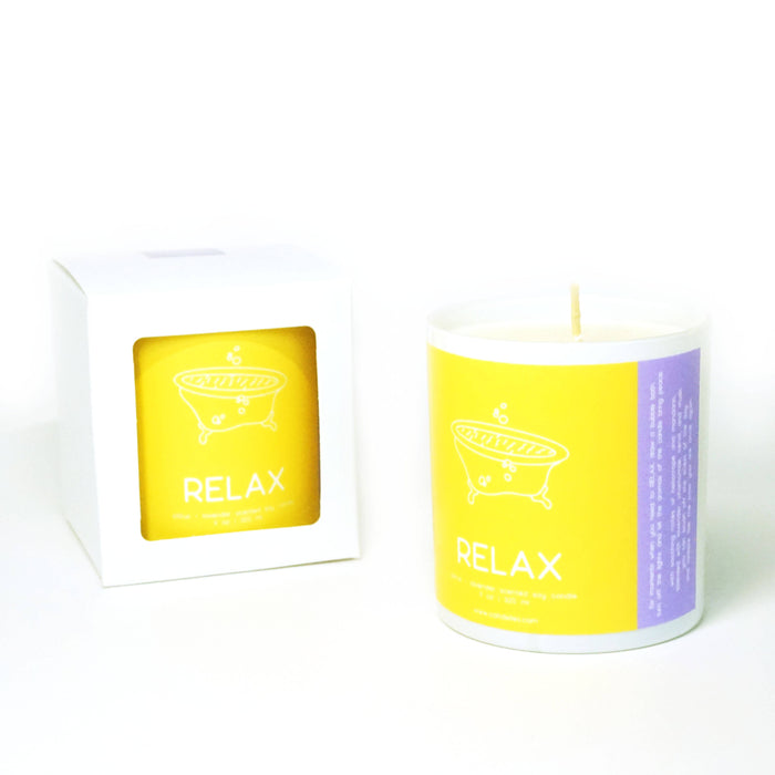 Relax - Citrus & Lavender Soy Candle - 11oz