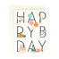 Happy Bday Illustration - Greeting Card
