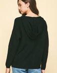 Rebecca V-Neck Hoodie - Final Sale Item