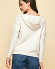 Rebecca V-Neck Hoodie - Final Sale Item