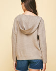 Rebecca V-Neck Hoodie - Final Sale Item