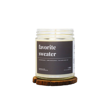 Favorite Sweater Soy Candle - 9oz