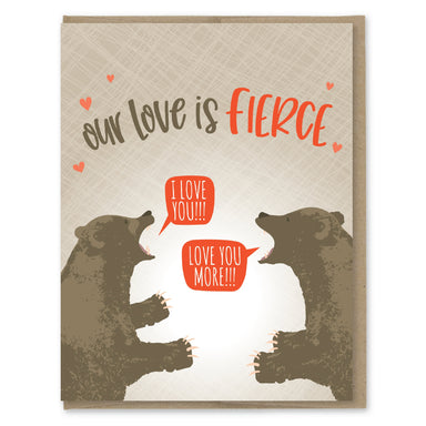 Our Love is Fierce - Card