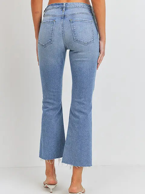 Vintage Cropped Flare Jean
