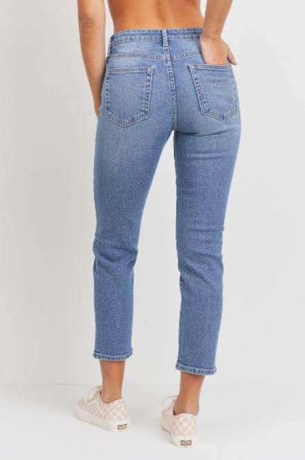Holly Straight Slim Denim Jeans