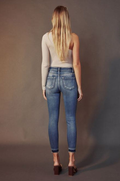 Ronnie High Rise Dark Ankle Skinny Jean