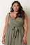 Monica Maxi Satin Summer Dress Plus Size