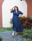 Nicole Maxi Dress - Plus Size- FINAL SALE ITEM