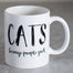CATS Because People Suck | Coffee Mug