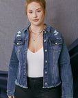 Zoey Demin Jacket - Plus Size