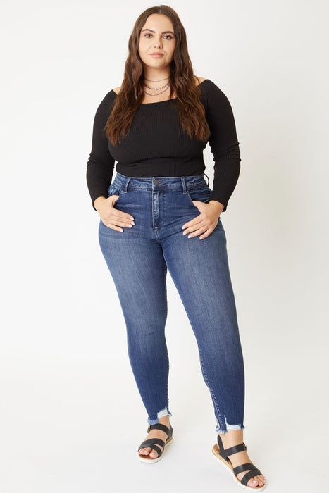 Janelle High Rise Skinny Jeans  - Plus Size