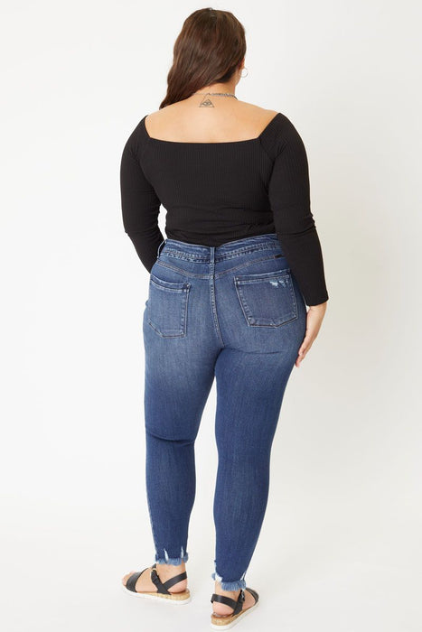 Janelle High Rise Skinny Jeans  - Plus Size