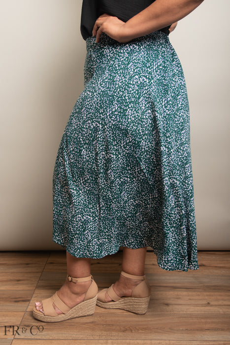 Sasha Midi Skirt - Plus Size - Final Sale Item