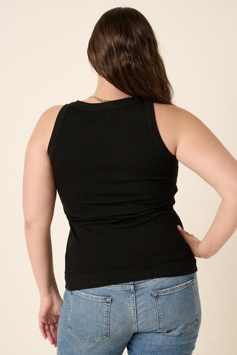 Hayden Ribbed Tank - Plus Size