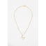 Aspen Initial Necklace in Paperclip Chain