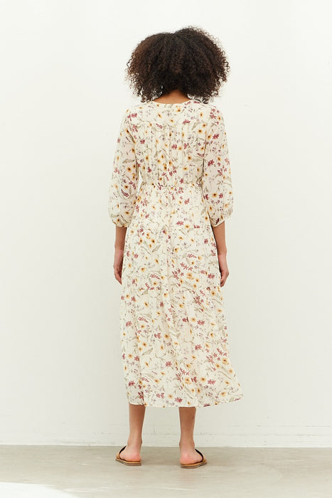 Tiered Floral Maxi Dress