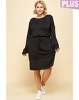 Kim Knit Dress - Plus Size- FINAL SALE ITEM